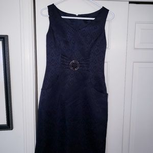 Tahari ASL Textured Sheath Dress